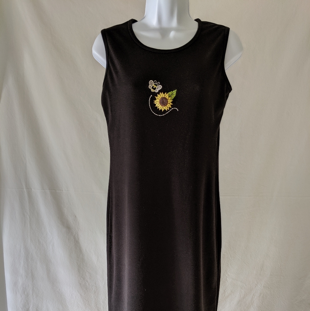 Sunflower Black Dress